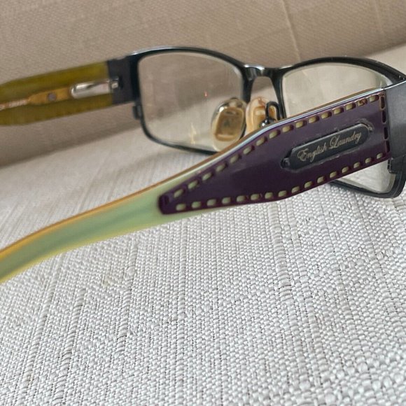 English Laundry Women Eyeglasses Frame Black/Grape Tone Glasses UNA 52[]16 135 - Picture 7 of 12